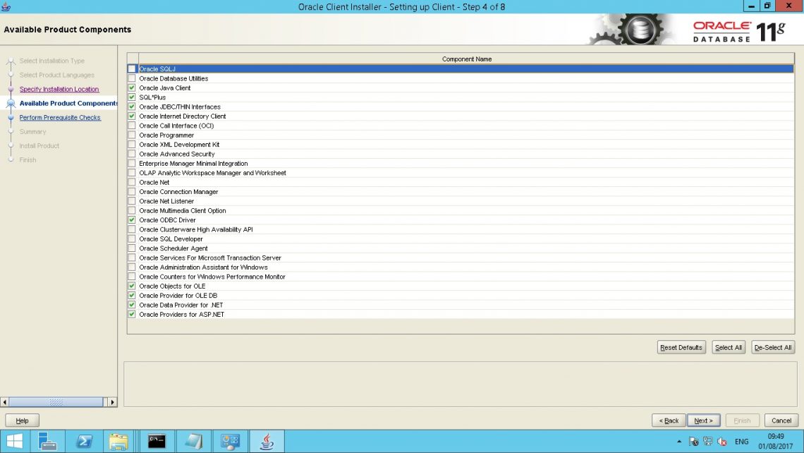 Test connection failed because of an error in initializing provider ...